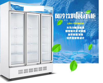1100L/0-10度/单冷藏/立体式/玻璃门/数显温控BZCG-1000防爆冰箱